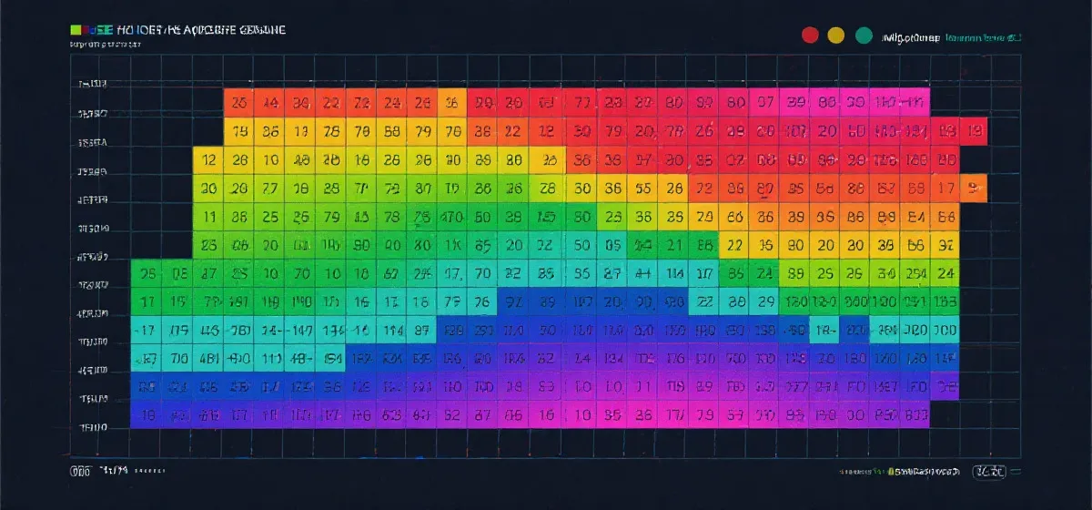 号码分布热力图